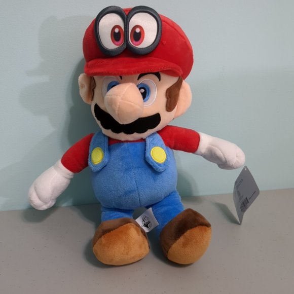 New w/ tag Super Mario Brother Cappy Mario Odyssey 8.5" Plush Toy. Soft. - Picture 1 of 5